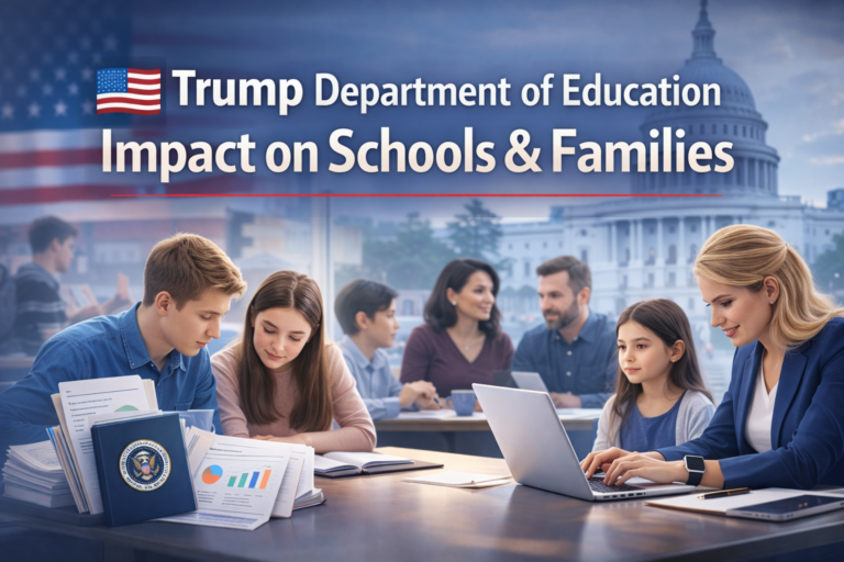 Trump Department of Education Impact on Schools & Families