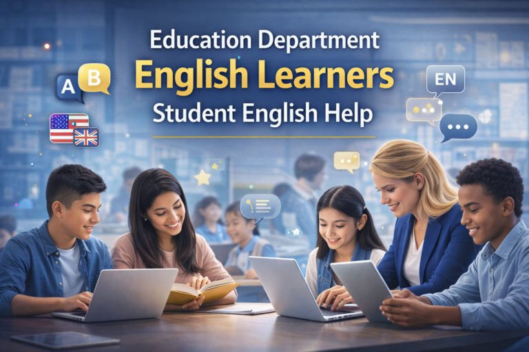 Education Department English Learners Student English Help