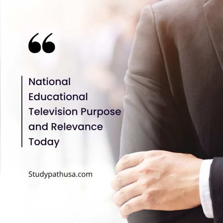 National Educational TV Purpose and Relevance