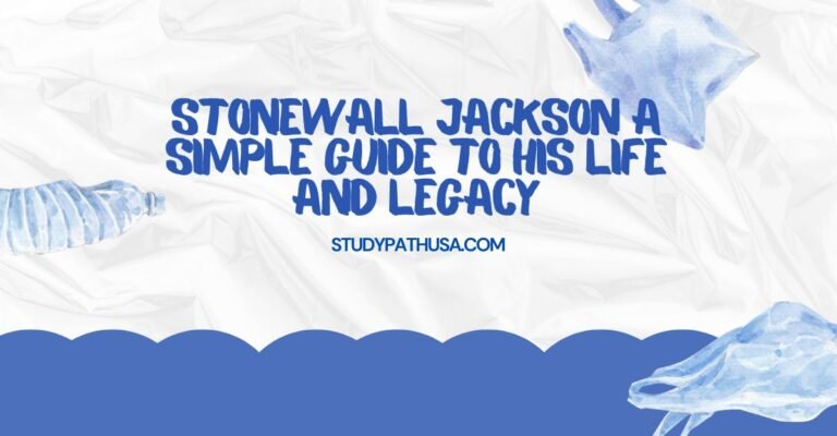 Portrait of Stonewall Jackson, famous Civil War military leader in American history