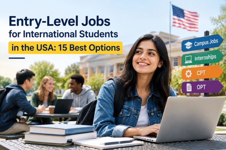 Entry-Level Jobs for International Students in the USA: 15 Best Options